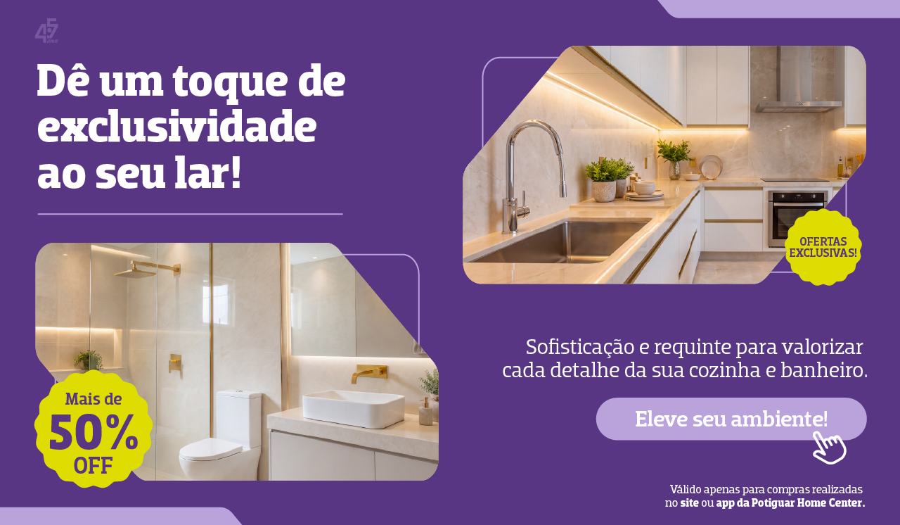 Destaque Banheiro e Cozinha AVA