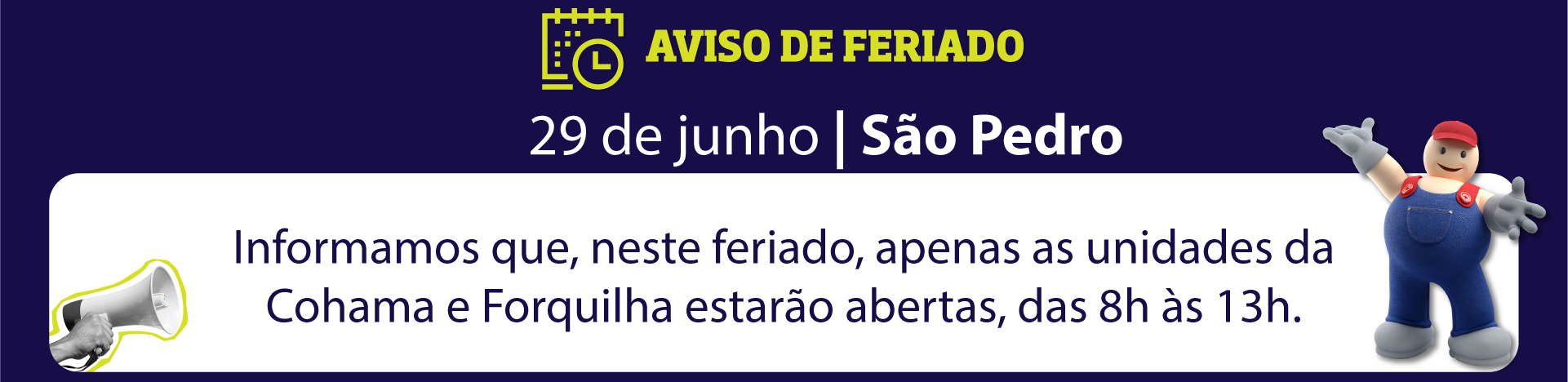 FERIADO SAO PEDRO