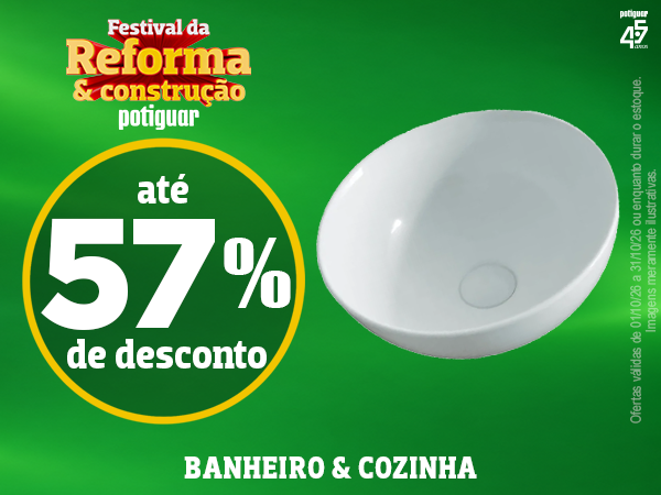 Ofertas de Banheiro e Cozinha 
