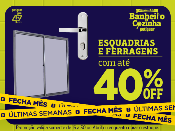 Ofertas Esquadrias e Ferragens