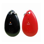 2 Repelentes Eletrônicos Chaveiro Pessoal Portátil Preto e Vermelho - DNI 6955