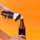 Abridor de Latas Multiuso Preto Oikos