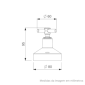 Acabamento de Registro Base Reforma 1.1/4" e 1.1/2" Eco Cromado Celite