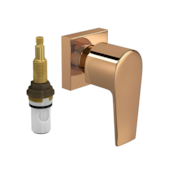 Acabamento para Registro de Pressão 1/2" e 3/4" com Mecanismo 1/2 de Volta Level Red Gold Deca