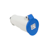 Acoplamento Newkon 2P+T 32A 200/250V 6H Azul IP44 Steck Acoplamento Newkon 2P+T 32A 200/250V 6H Azul IP44 Steck