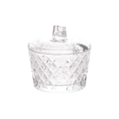 Açucareiro de Cristal Diamante 10cmx10cm Lyor