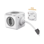 Adaptador Multiplo 4 Tomadas + 2 USB com Extensão de 1,5 Metro PowerCube Elg