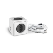 Adaptador Multiplo 4 Tomadas + 2 USB com Extensão de 1,5 Metro PowerCube Elg