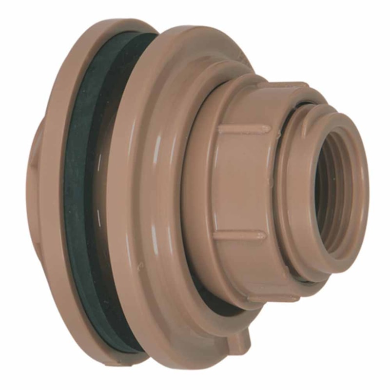 Adaptador Soldável com Flange e Anel de Vedação para Caixa d'Água 50mm x 1.1/2" Tigre