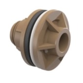 Adaptador Soldável com Flange e Anel de Vedação para Caixa d'Água 60mm x 2" Tigre
