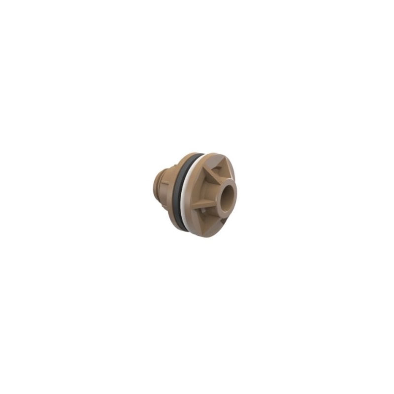Adaptador Soldável com Flange e Anel de Vedação para Caixa d'Água 60mm x 2" Tigre