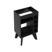 Adega Bar Drink Preto Artely Adega Bar Drink Preto Artely