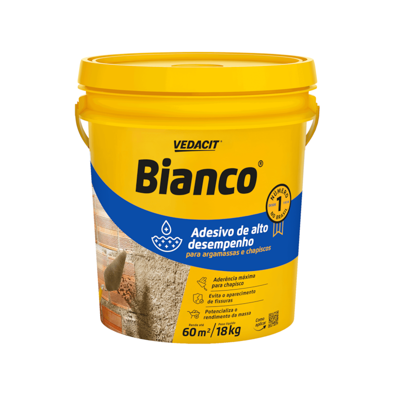 Adesivo para Chapisco e Argamassa Bianco 18Kg Vedacit