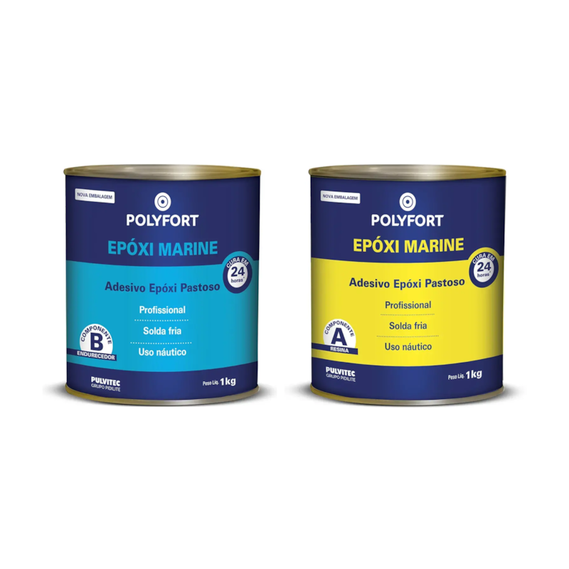 Adesivo Polyepox Marine Conjunto A+B 2kg Pulvitec