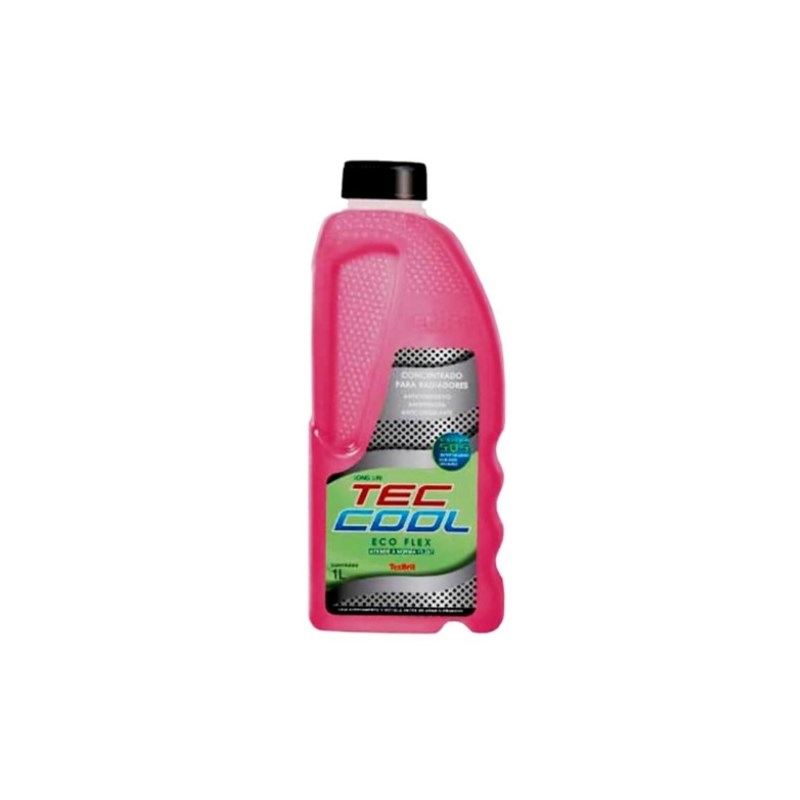 Aditivo para Radiador Tec Cool 1 Litro Anticorrosivo Orgânico Rosa Tecbril