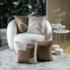 Almofada Rustic Linen com Cordonê 43X43cm Belchior