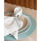 Anel para Guardanapo Quadrado Cristal Paramount