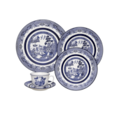 Aparelho de Jantar/Chá Blue Willow 30 Peças Oxford