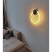 Arandela Algema 25W 3000K Preto GMH