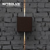 Arandela LED AL-15 3000K 3W Marrom Nitrolux