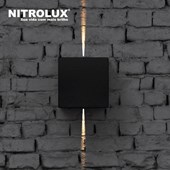 Arandela LED AL-15 3000K 3W Preto Nitrolux