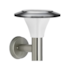Arandela LED Inox 6,5W 3000K com Fotocélula Ecoforce