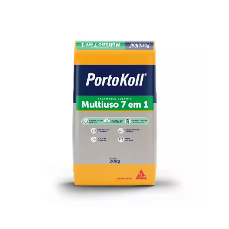Argamassa ACII Multiuso 7 em 1 20kg Portokoll