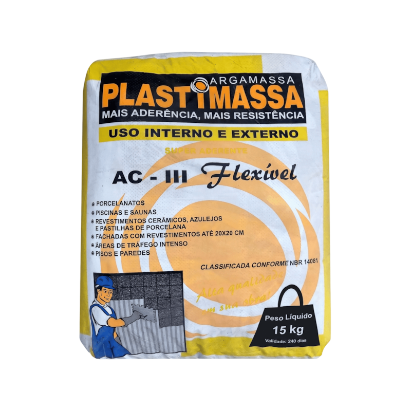 Argamassa ACIII 15Kg Plastimassa