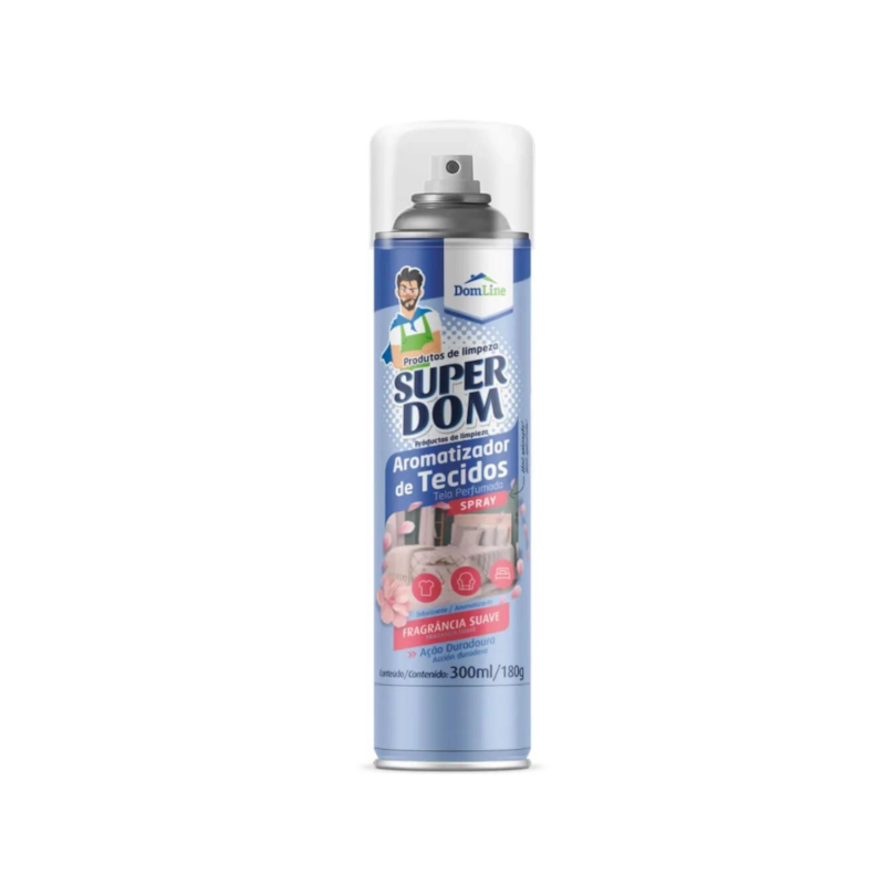 Aromatizador De Tecidos Lavanda e Cedro Super Dom 300Ml/180g Domline