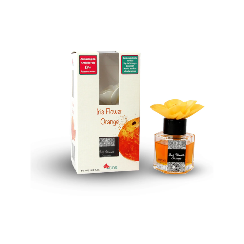 Aromatizante Flor Iris Flower Orange Exótica 50ml Ona