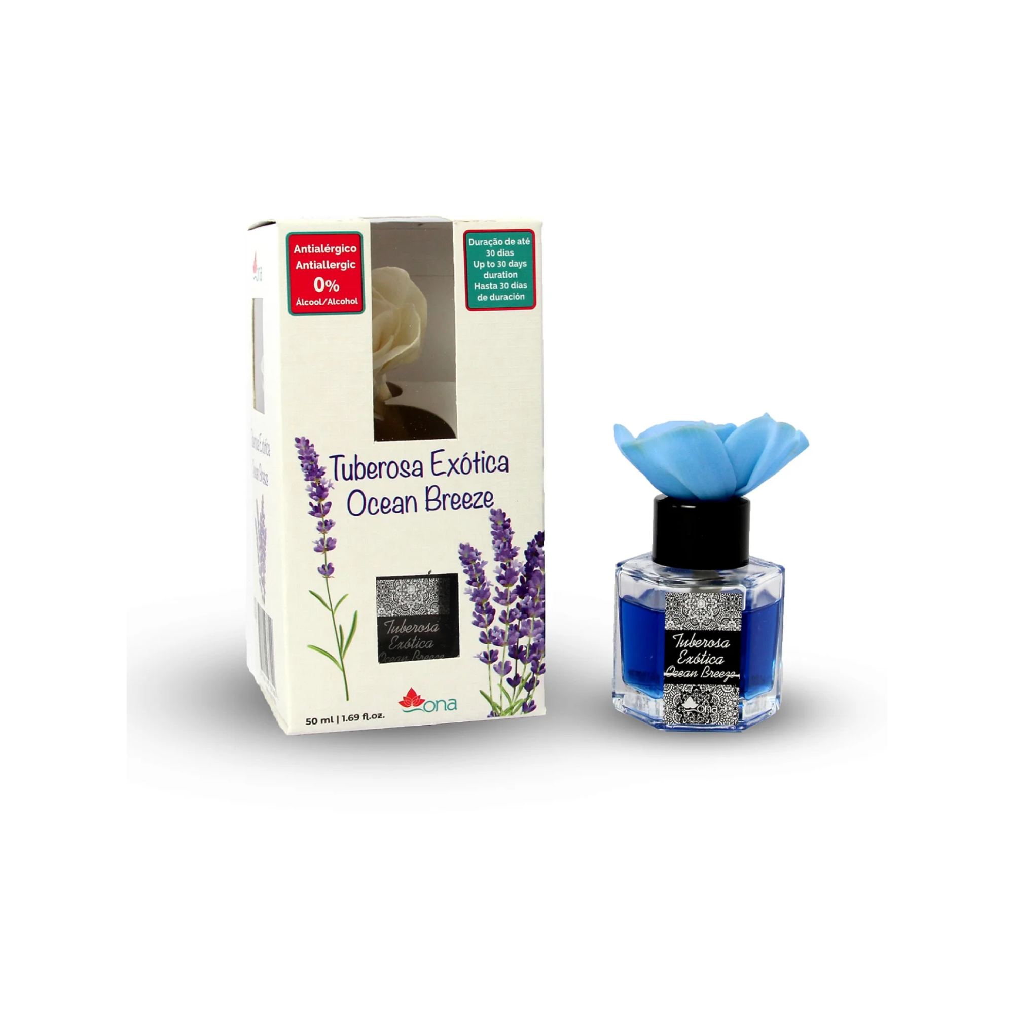 Aromatizante Flor Tuberosa Ocean Breeze Exótica 50ml Ona - Apotiguar