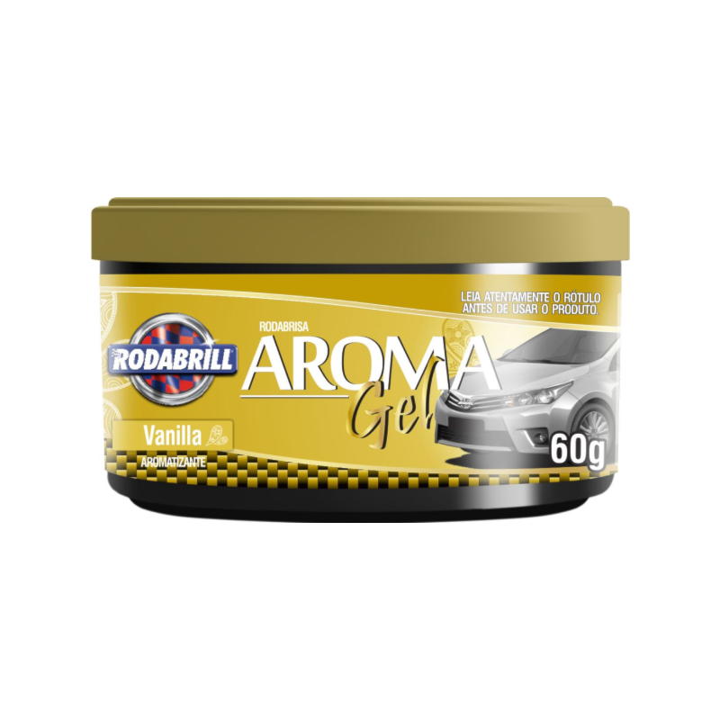 Aromatizante Rodabrill Gel Vanilla 60g Rodabrisa