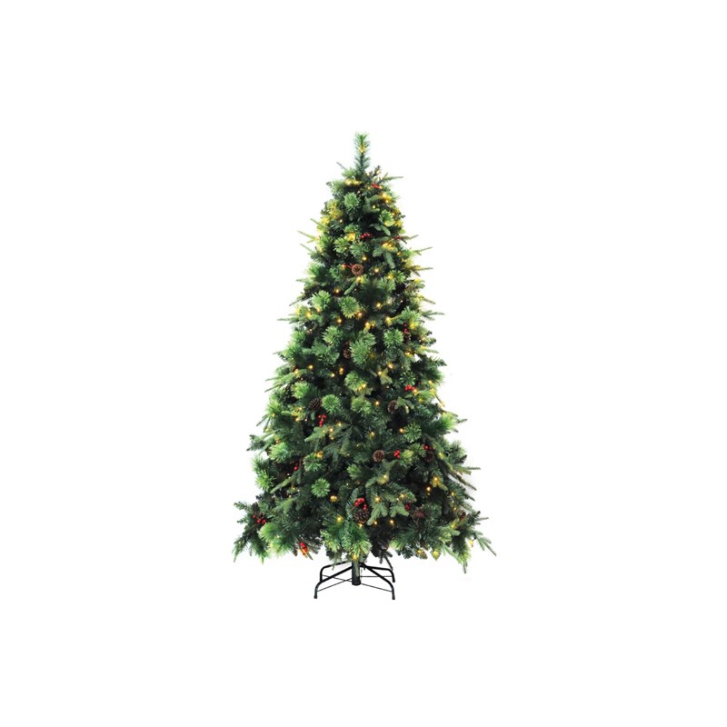 Árvore de Natal com Led Verde e Vermelho 150cm Cromus