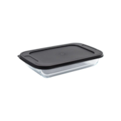 Assadeira De Vidro Retangular Com Tampa 2,2L Mor