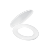 Assento Almofadado Plástico Estamapado Branco Primafer