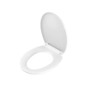 Assento Max Plena Oval Universal Branco Tigre