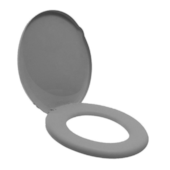 Assento Sanitário Max Plena Cinza Tigre