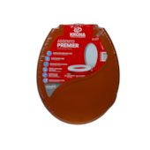 Assento Sanitário Premier Oval Caramelo Krona Assento Sanitário Premier Oval Caramelo Krona