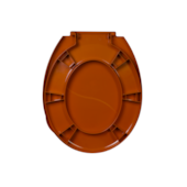 Assento Sanitário Premier Oval Caramelo Krona
