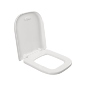 Assento Sanitário Quadra PP Fechamento Suave Branco Qualiz
