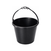 Balde de PVC 12 Litros Preto Momfort