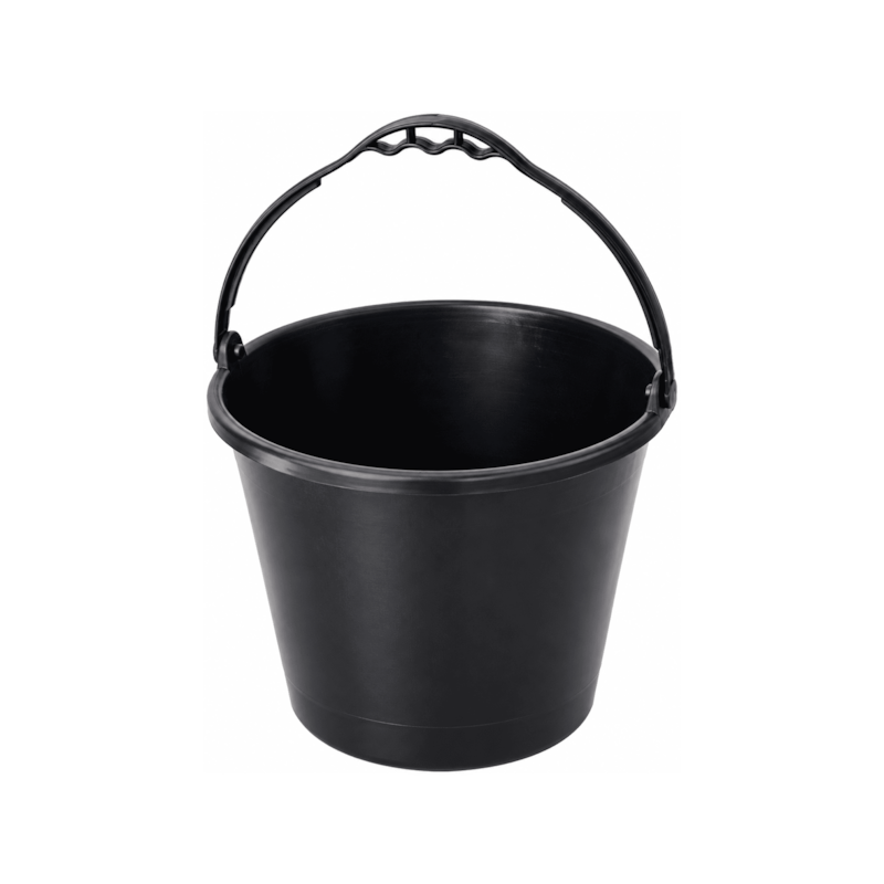 Balde de PVC 12 Litros Preto Momfort