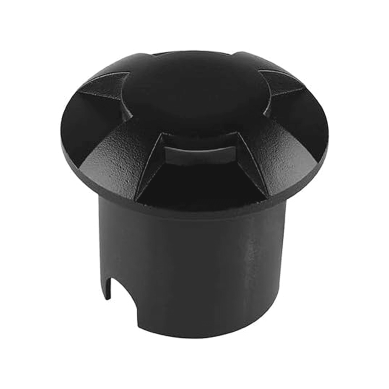 Balizador Solo LED Dome 4 Fachos 1W 3000K Preto Taschibra