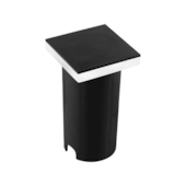 Balizador Solo LED Edge Quadrado 1W 3000K Preto Taschibra