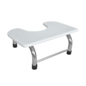 Banco Apoio de Pé em Alumínio e Resina Sicmol Banco Apoio de Pé em Alumínio e Resina Sicmol