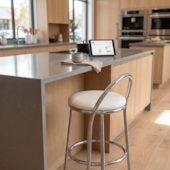 Banco com Encosto 47cm Metalnew