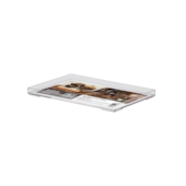 Bandeja 25x17x2cm Cristal Paramount