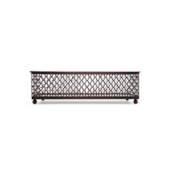 Bandeja Barcelona Preta 21x13x5cm Lyor
