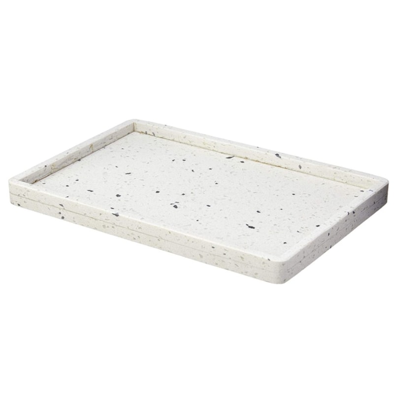 Bandeja em Mármore Terrazzo 30x20cm Lyor