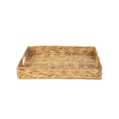 Bandeja Natural com Alça 40x30x6cm Paramount